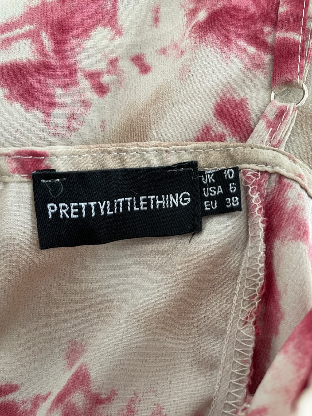 PrettyLittleThing Pink Draped Coord Set - Picture 5 of 10